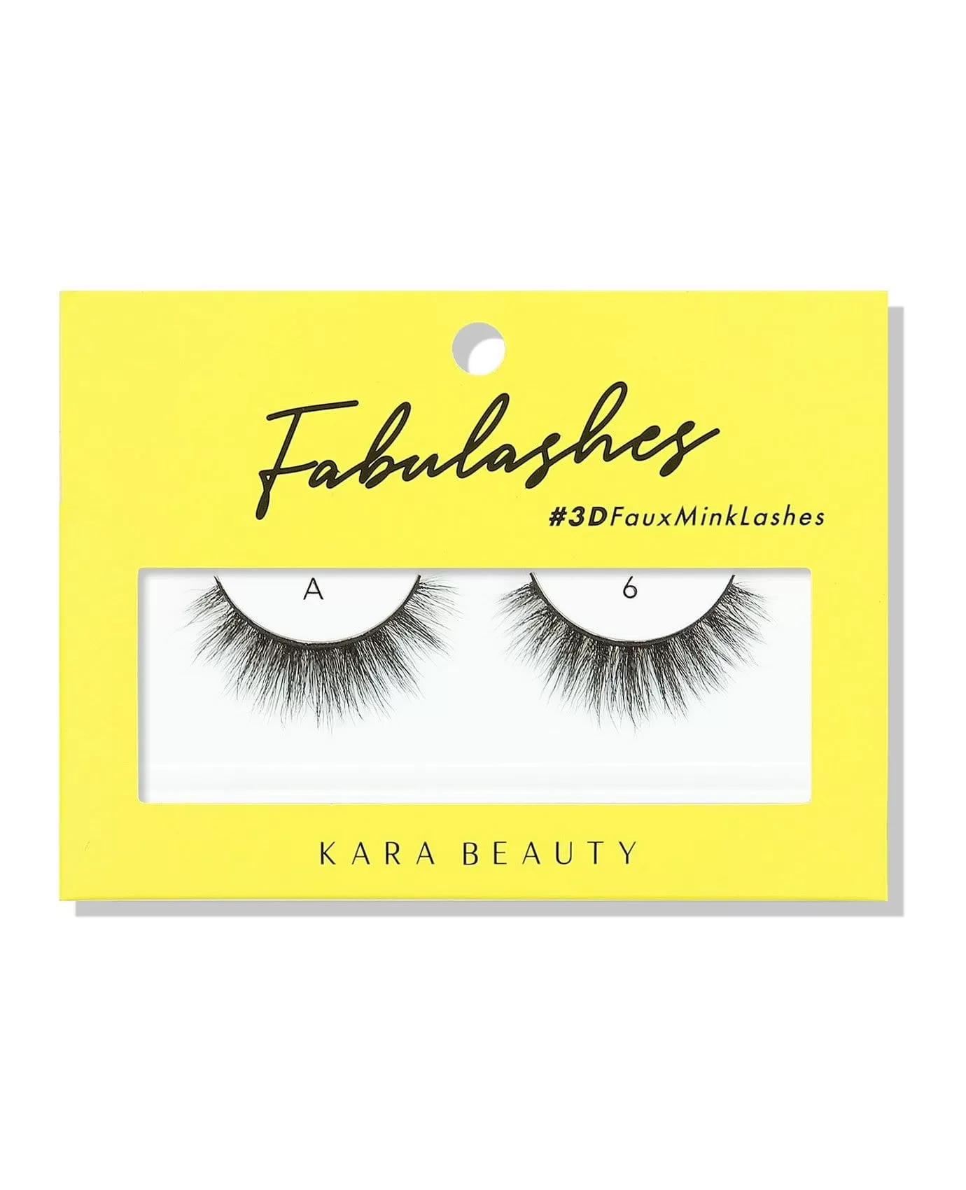 Kara Beauty 3D Faux Mink Eyelashes-A6