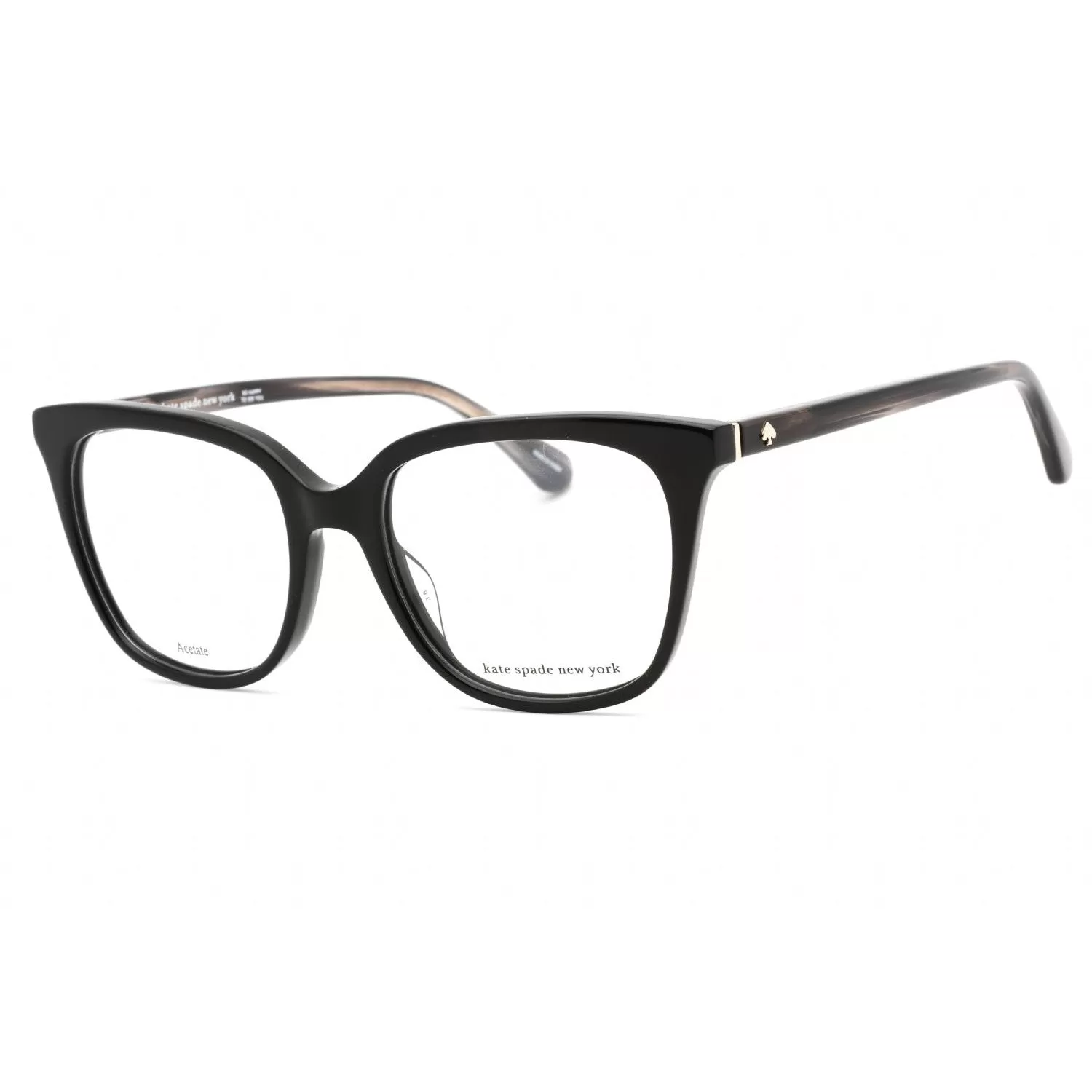 Kate Spade Alessandria Eyeglasses BLACK/Clear demo lens