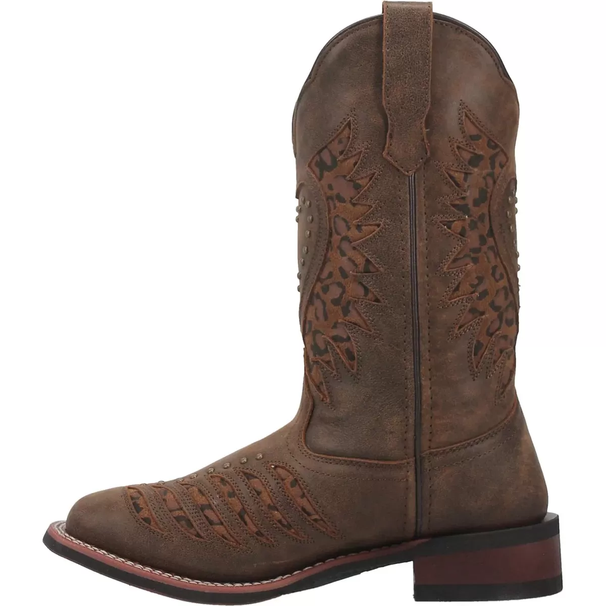 'Laredo' Women's 11 Emmylou Western Square Toe - Brown