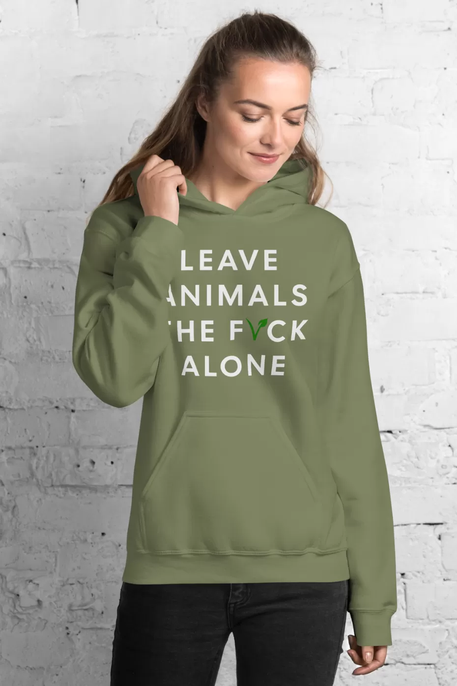 Leave Animals Alone Unisex Hoodie