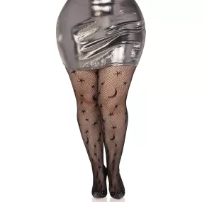 Leg Avenue | Plus Size Celestial Net Tights