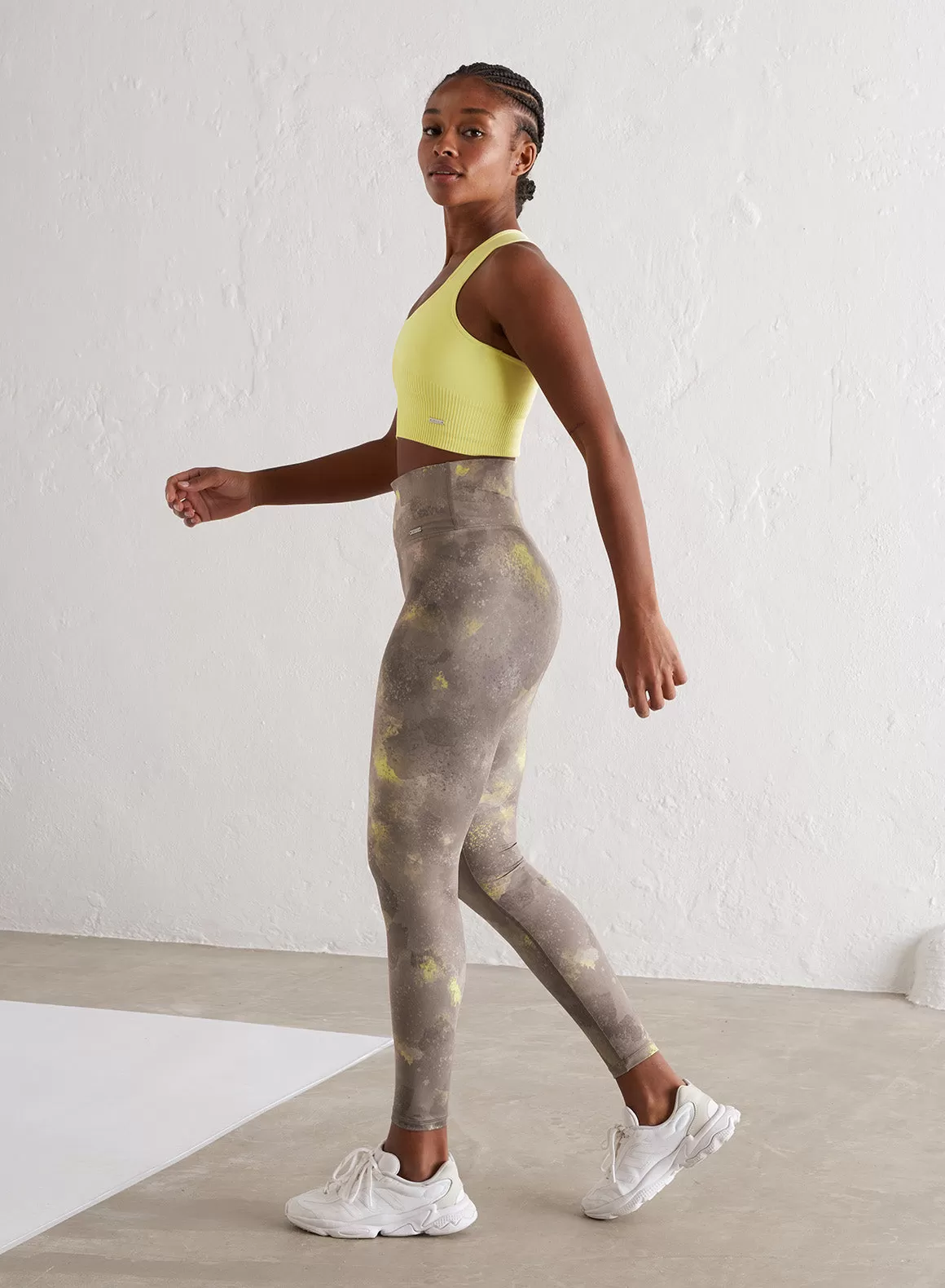 Lemonade Crush Print Core Tights