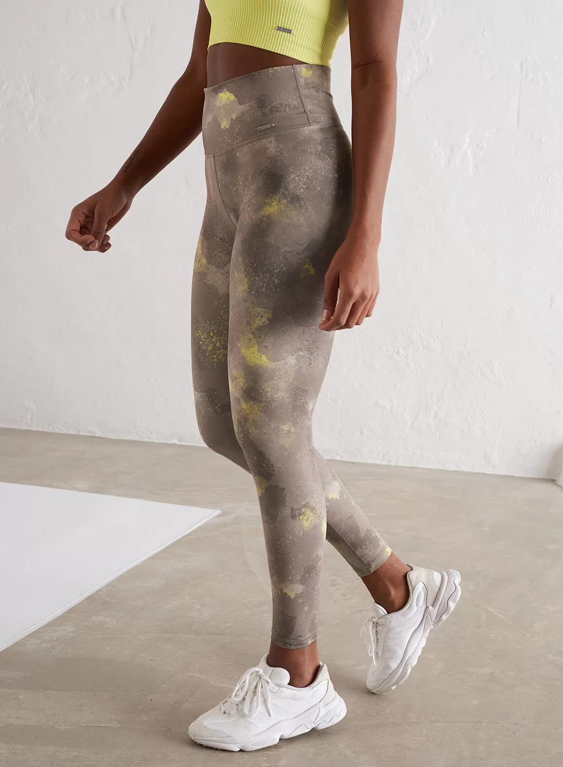 Lemonade Crush Print Core Tights