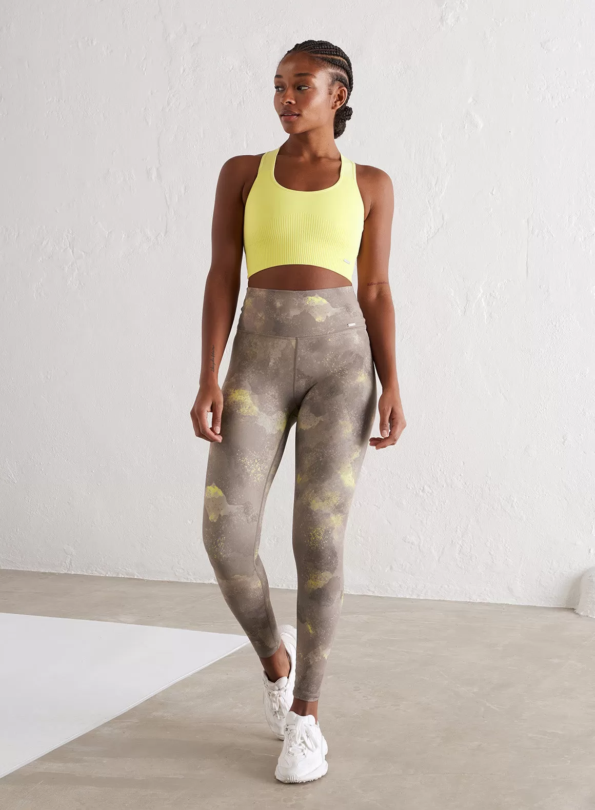 Lemonade Crush Print Core Tights