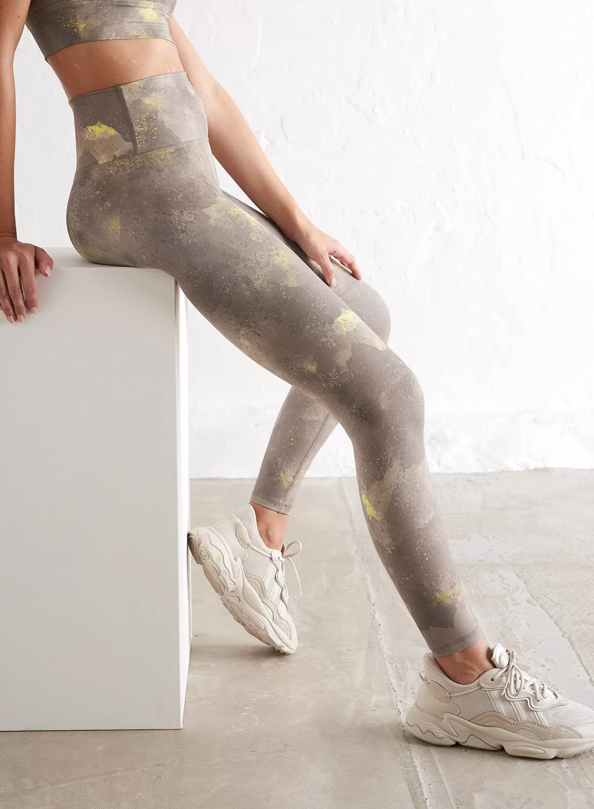 Lemonade Crush Print Core Tights