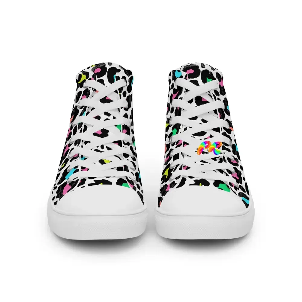 Leopard High Top Canvas Shoes