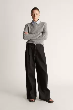 LM Denim Pleat Pant