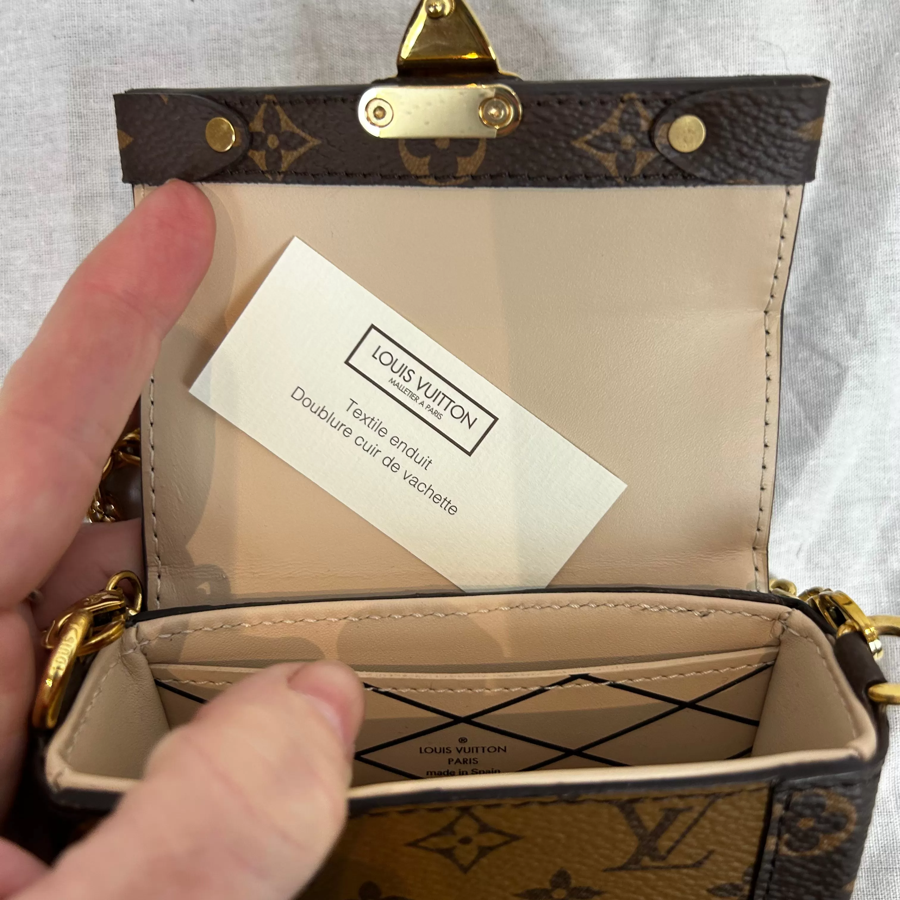 Louis Vuitton Reverse Monogram Mini Essential Trunk Bag