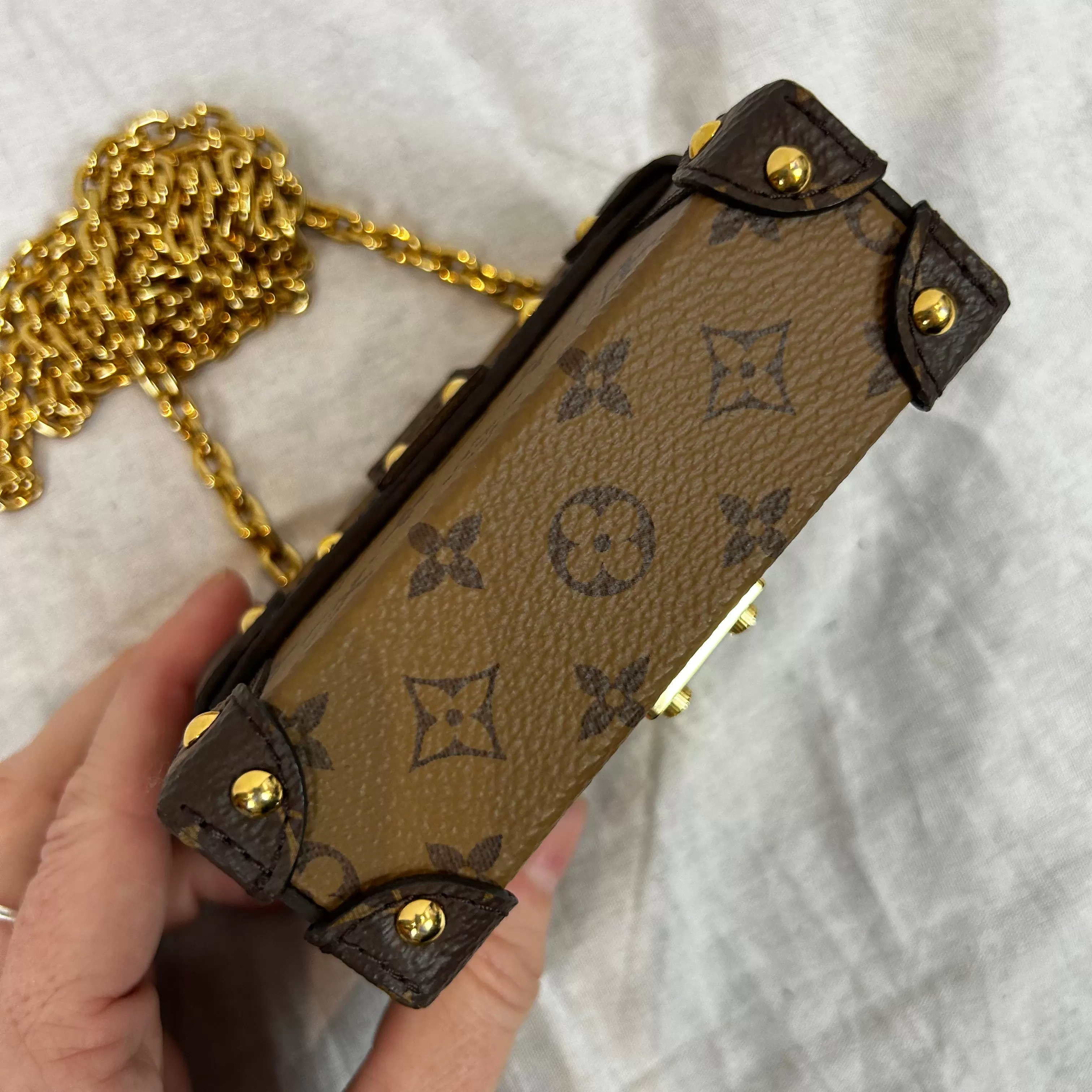 Louis Vuitton Reverse Monogram Mini Essential Trunk Bag