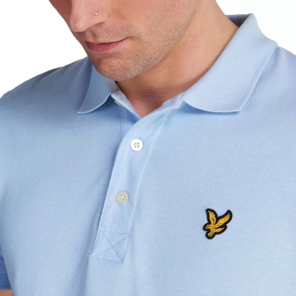 Lyle & Scott Plain Polo Shirt - Pool Blue SP400VTR