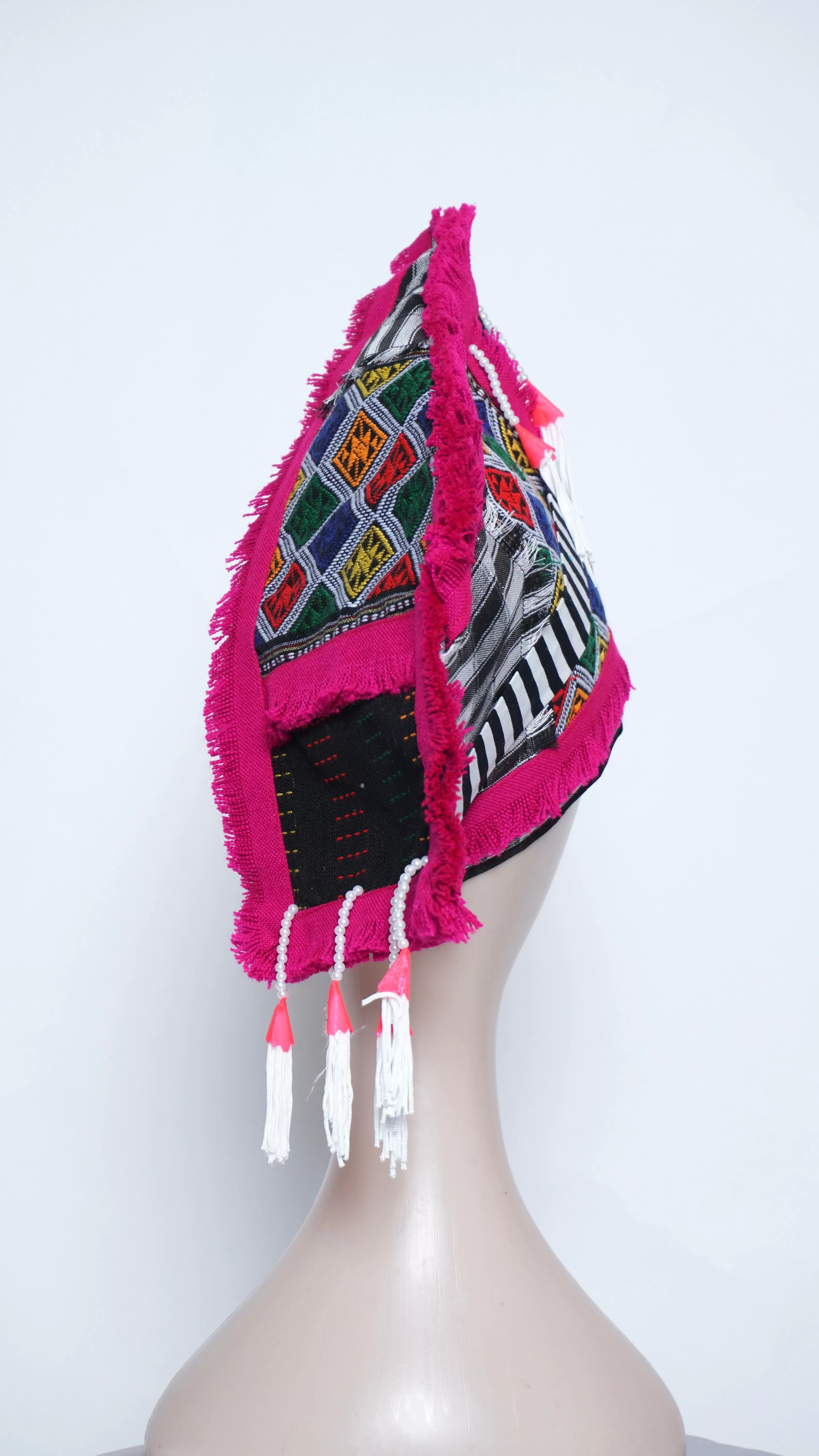 Magenta Rooster Hat