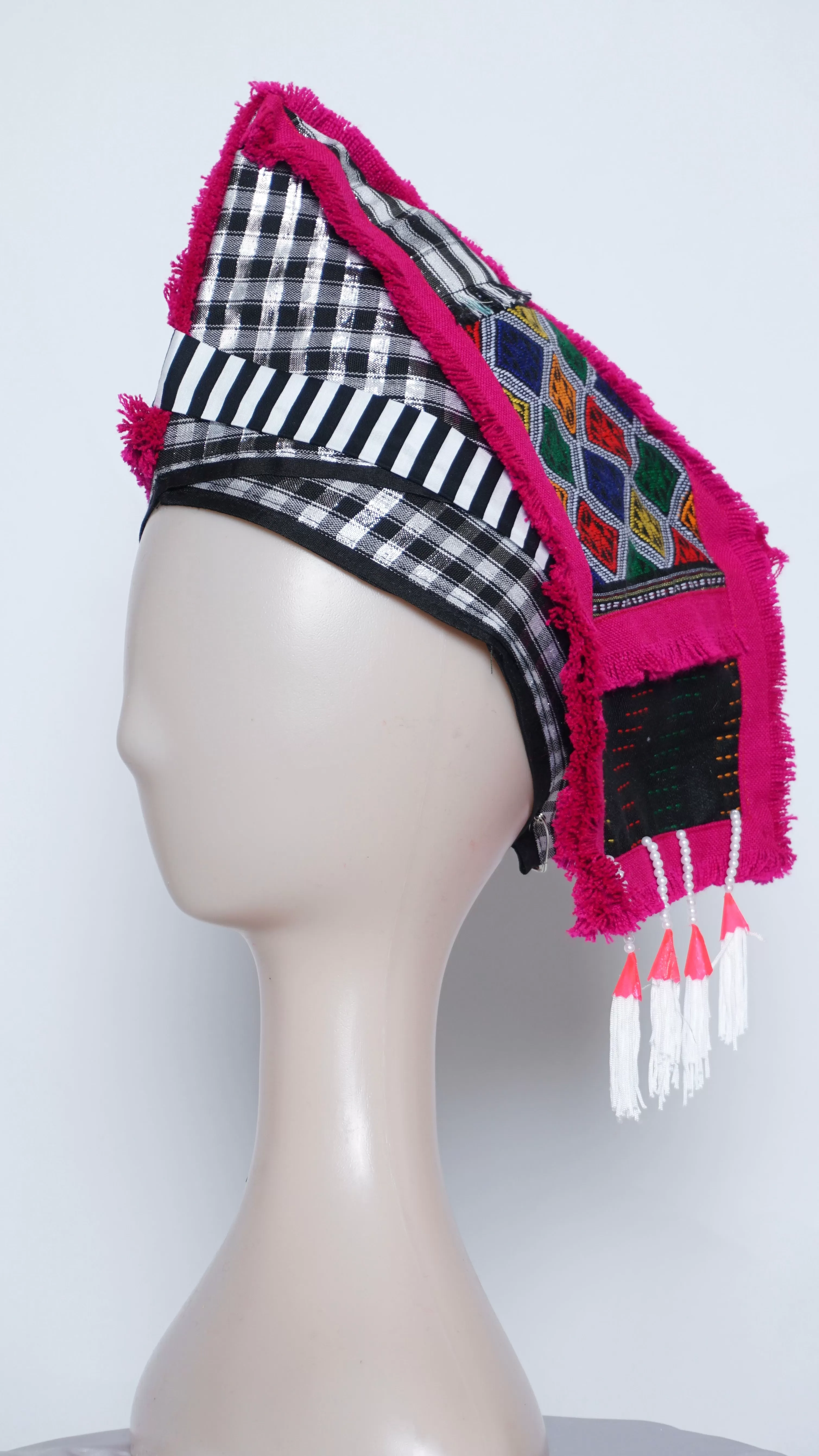 Magenta Rooster Hat