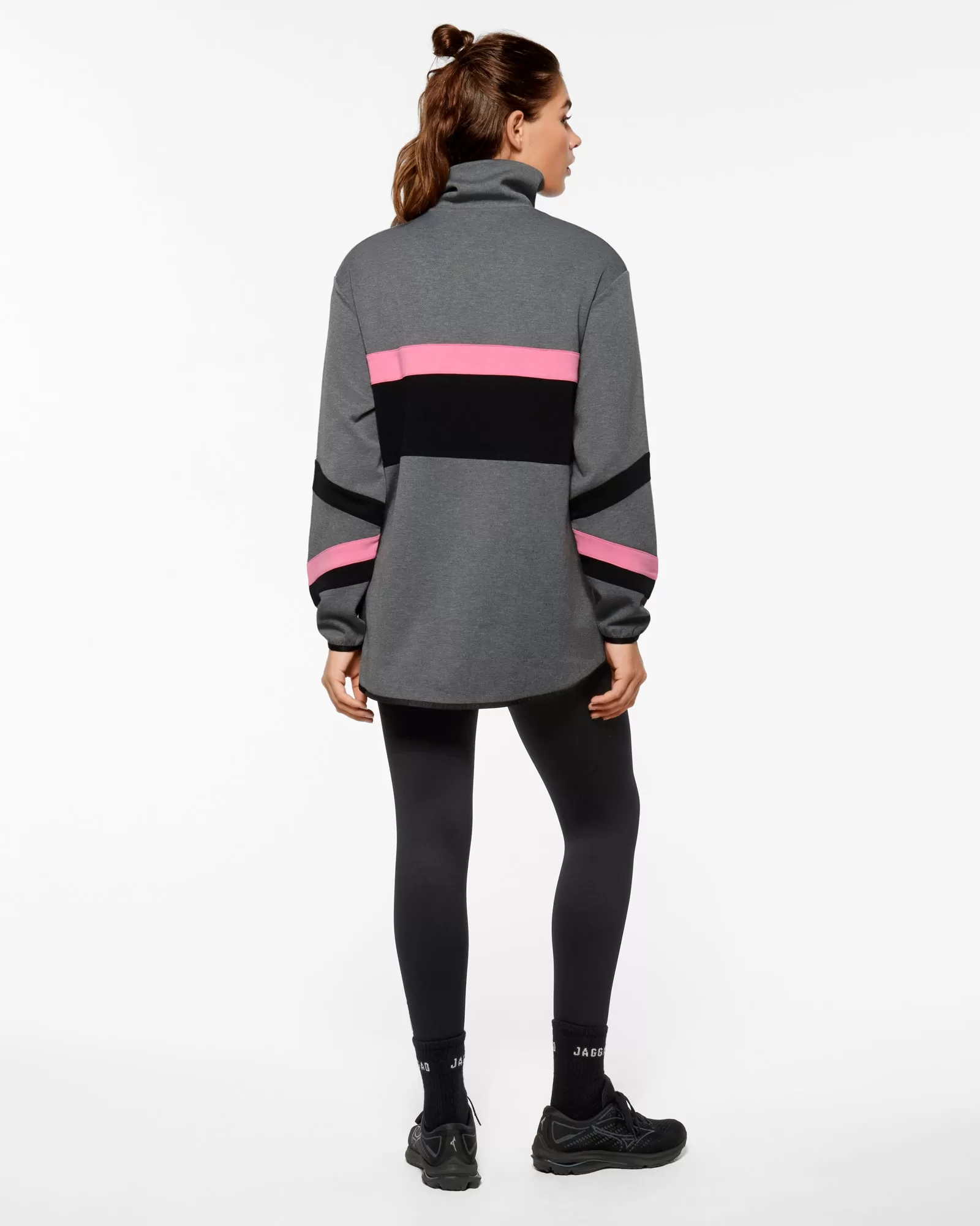 MALIBU LONGLINE HALF-ZIP SCUBA SWEATER CHARCOAL