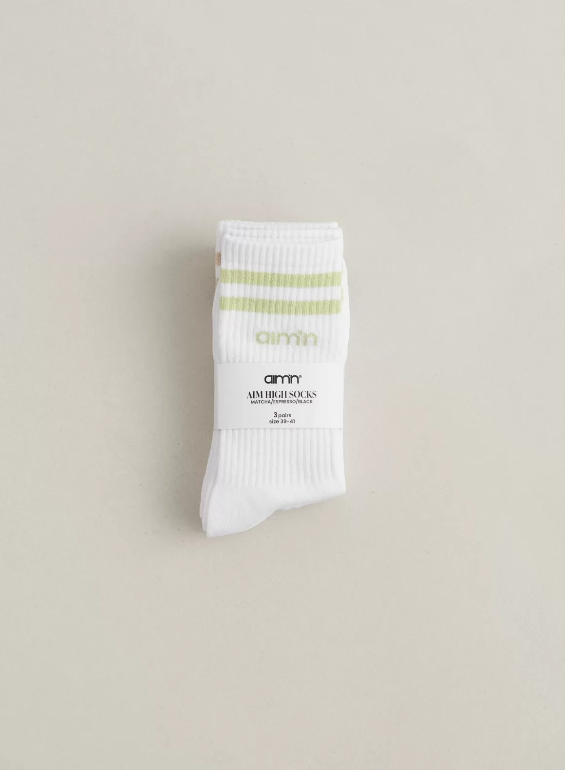 Matcha Aim High Socks 3-Pack