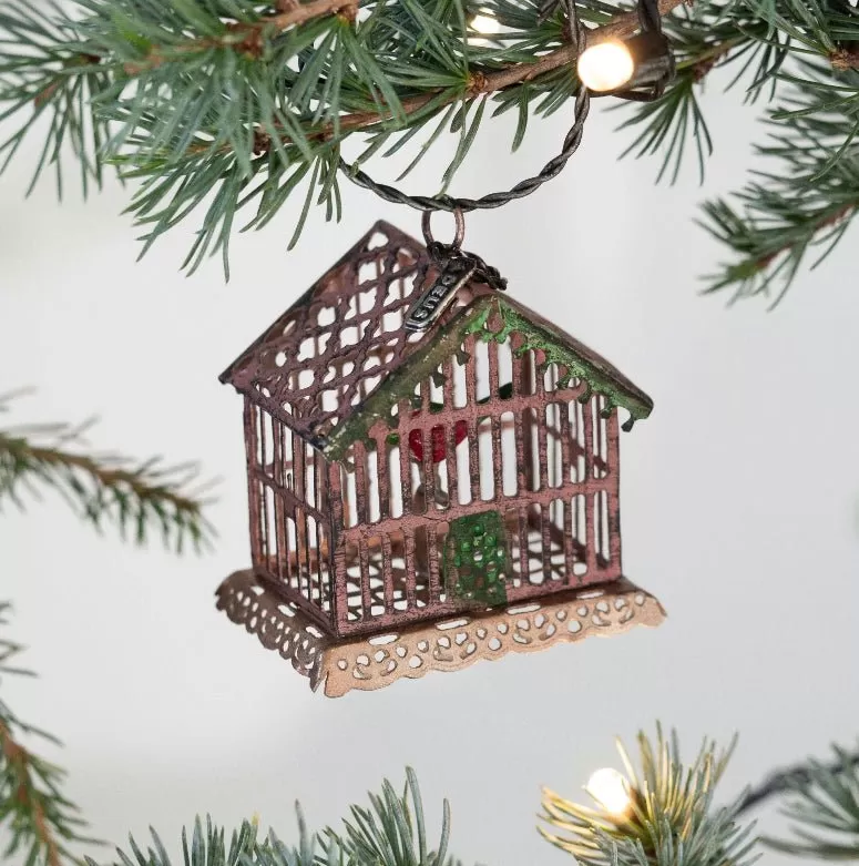 Metal Birdcage Ornament