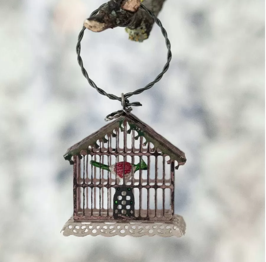 Metal Birdcage Ornament