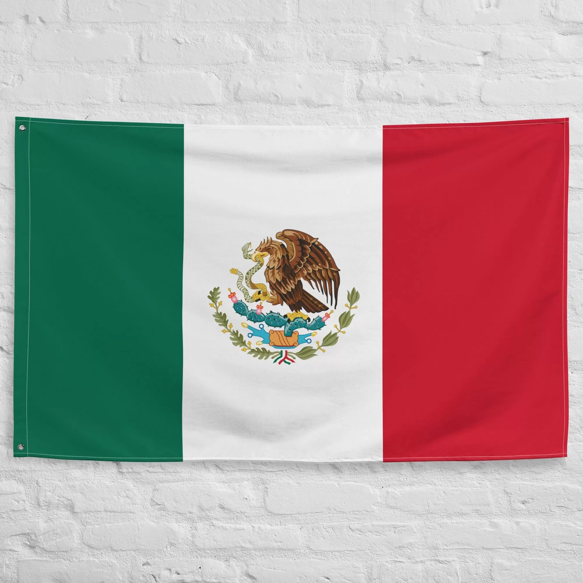 Mexico High Quality Flag / Mexican Flag Colors / Wall Art