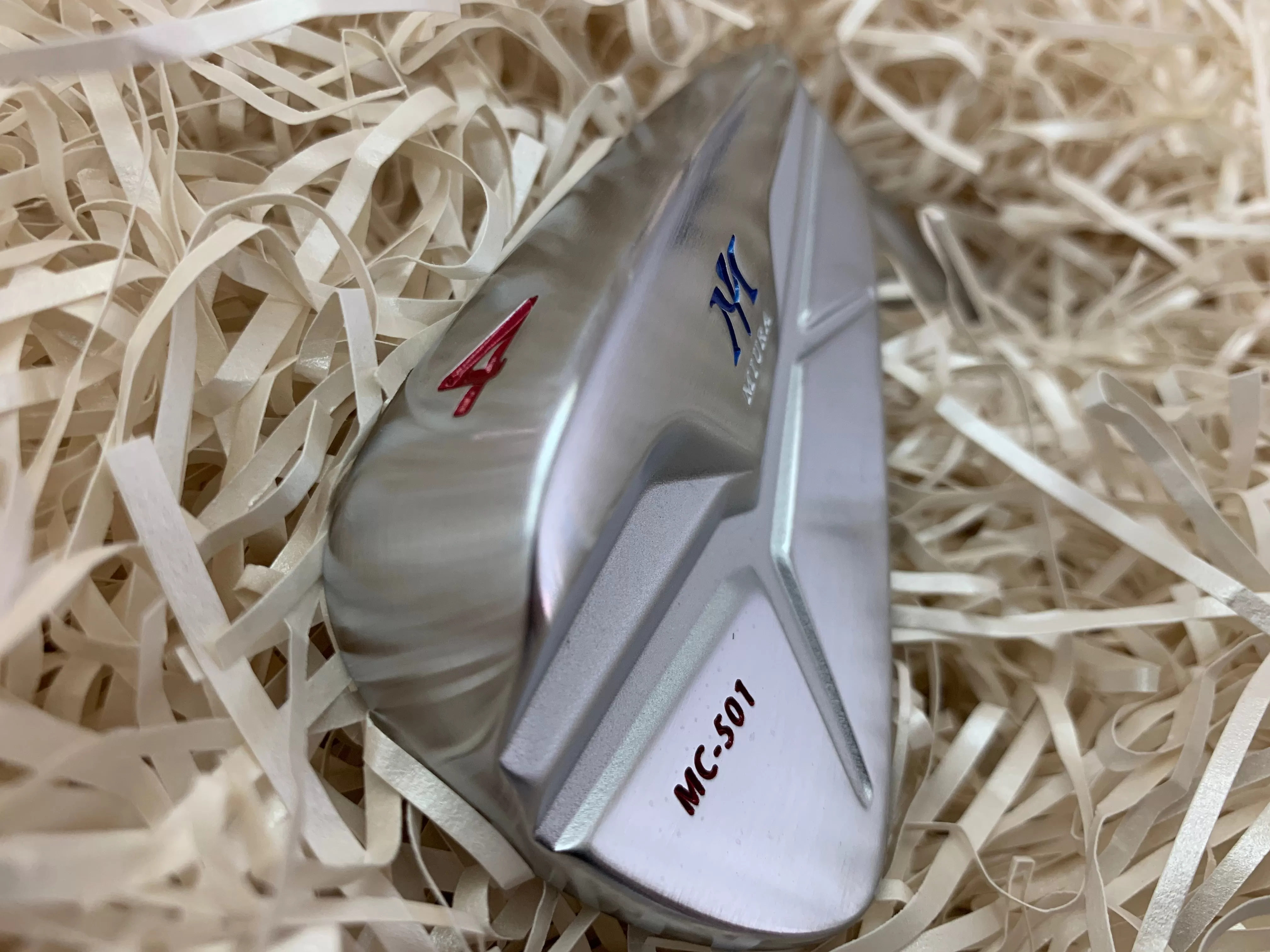 Miura Golf MC-501 Irons Red White Blue Paint Fill