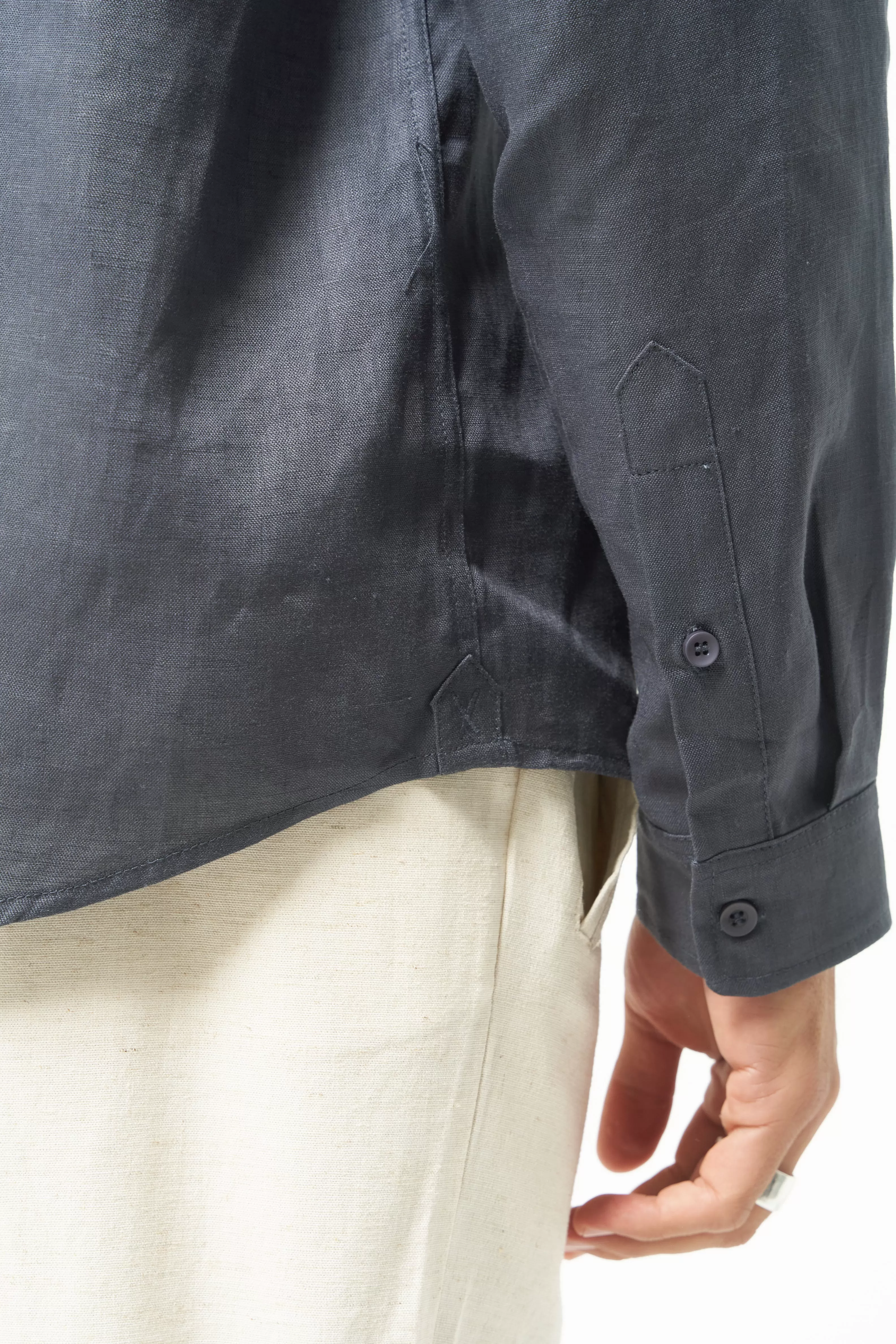 MONTOYA POCKET SHIRT - BLUE/BLACK