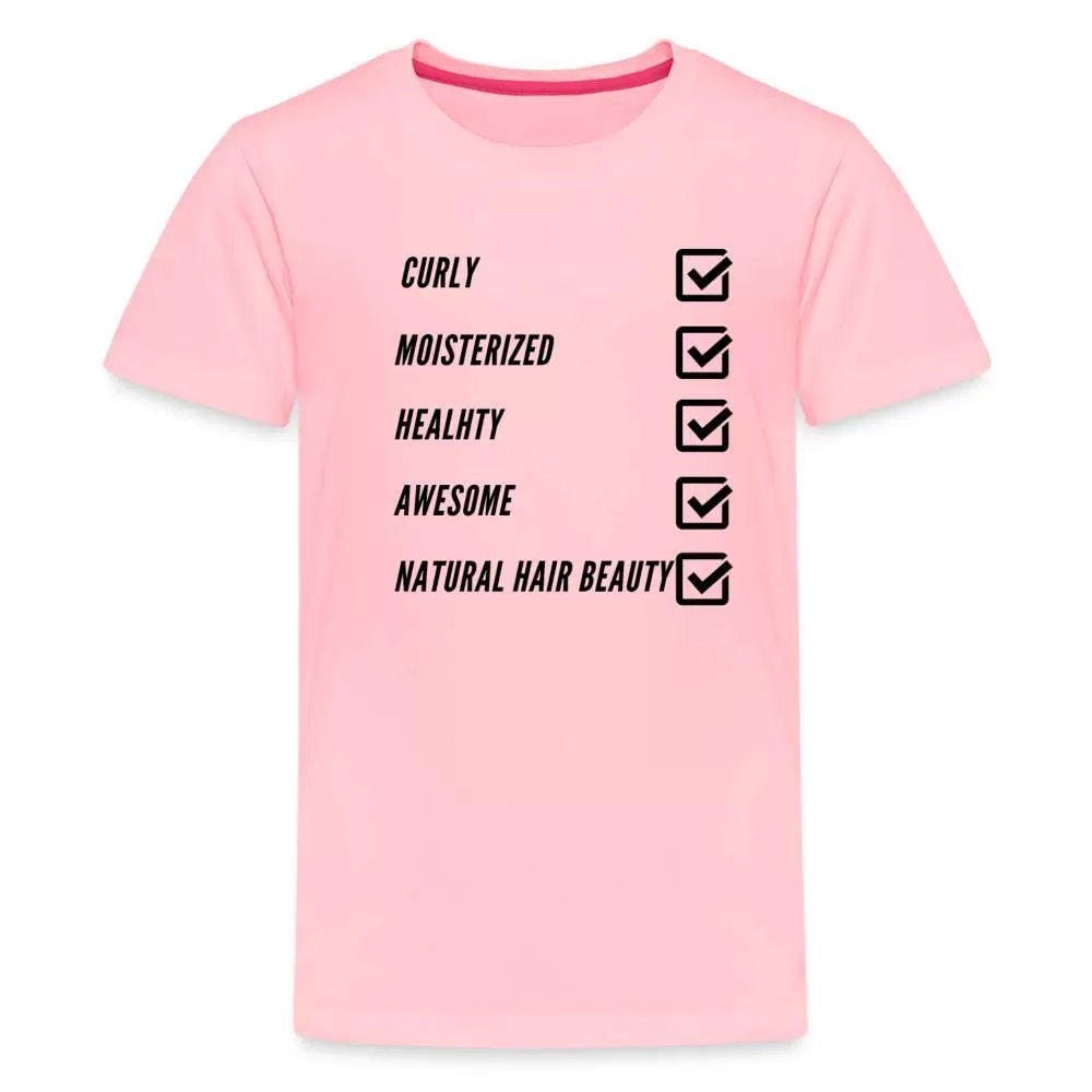 Natural Hair Checklist Ultra Cotton Youth T-Shirt