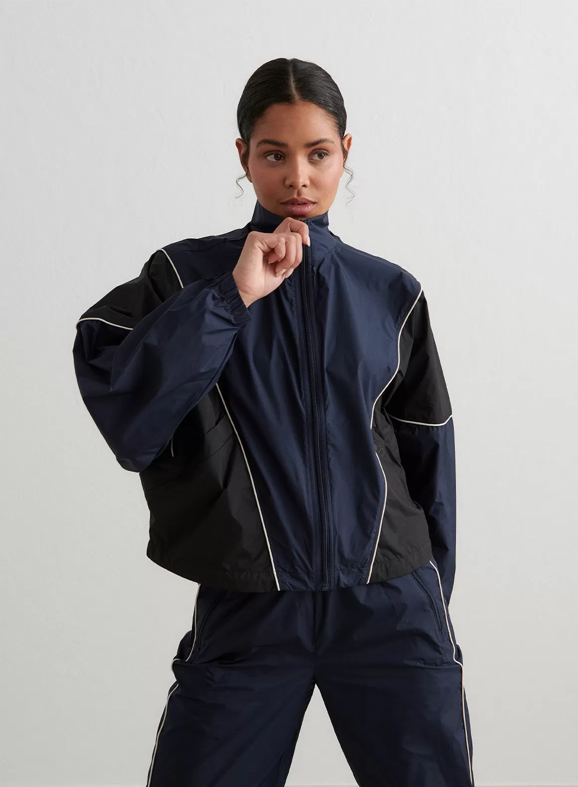 Navy Balance Windstopper Tracksuit Jacket