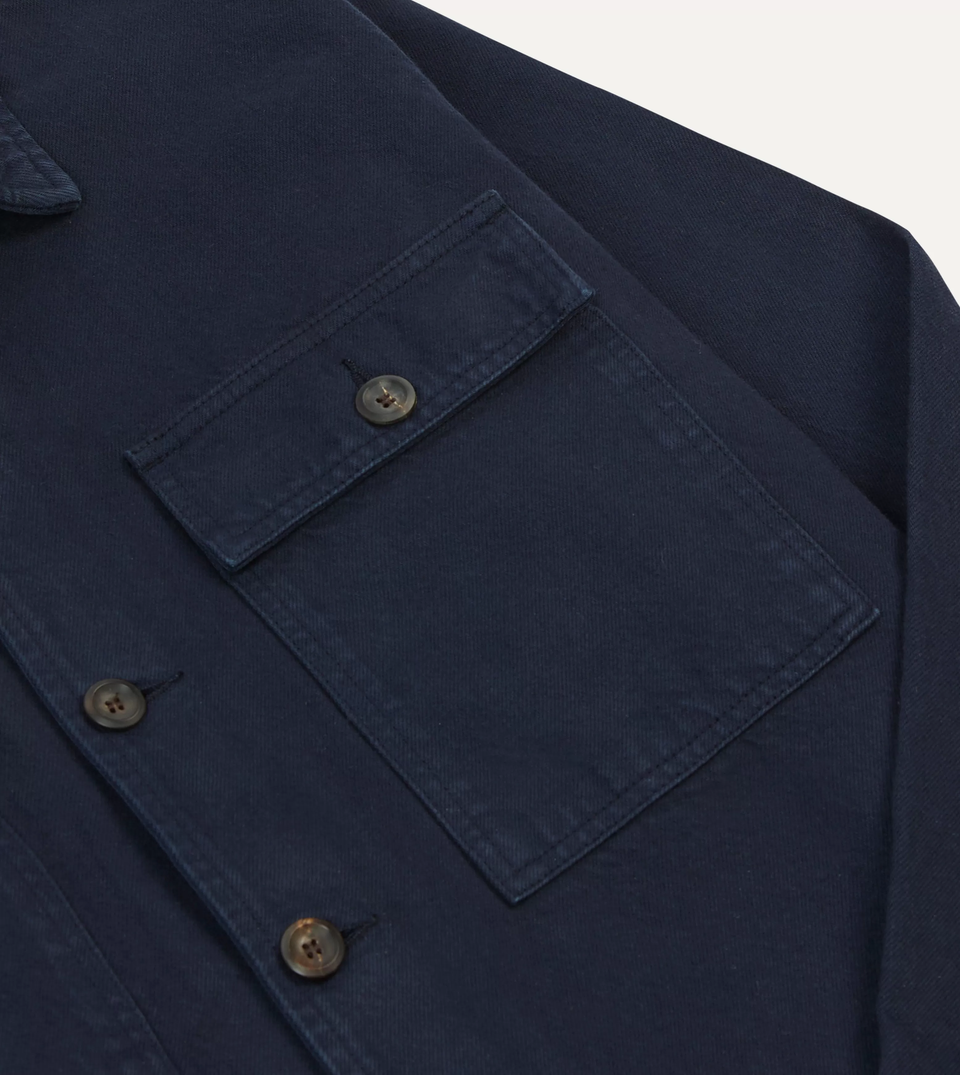 Navy Cotton Field Shirt