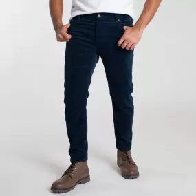 Navy Stretch Corduroy Pant