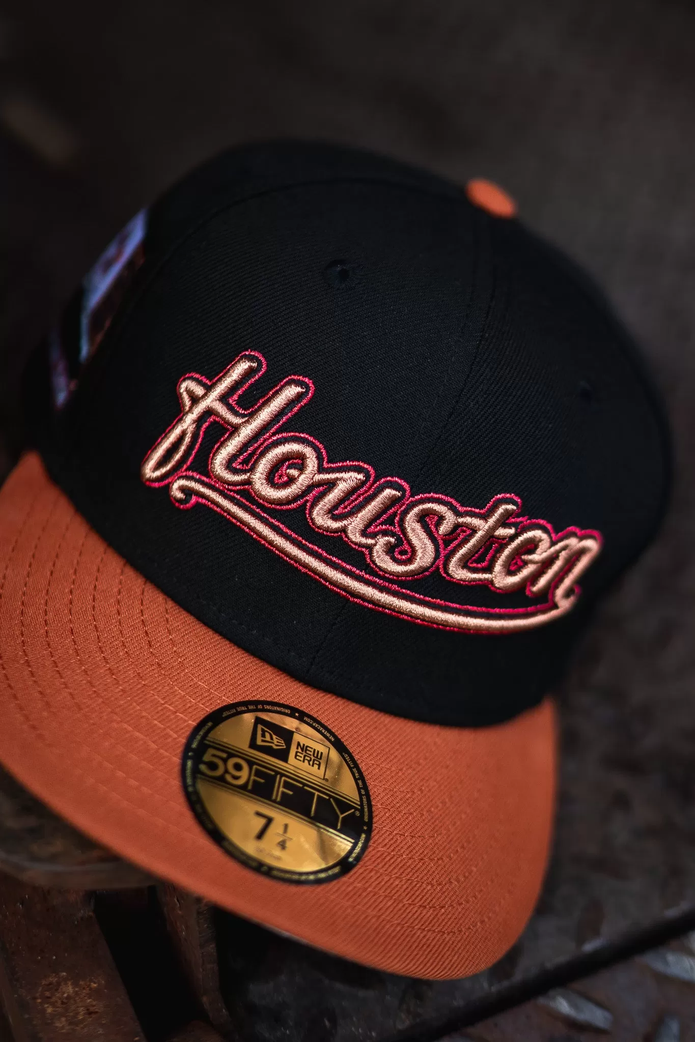 New Era Houston Astros 2000 Inaugural Season Grey UV (Black/Rust Orange)