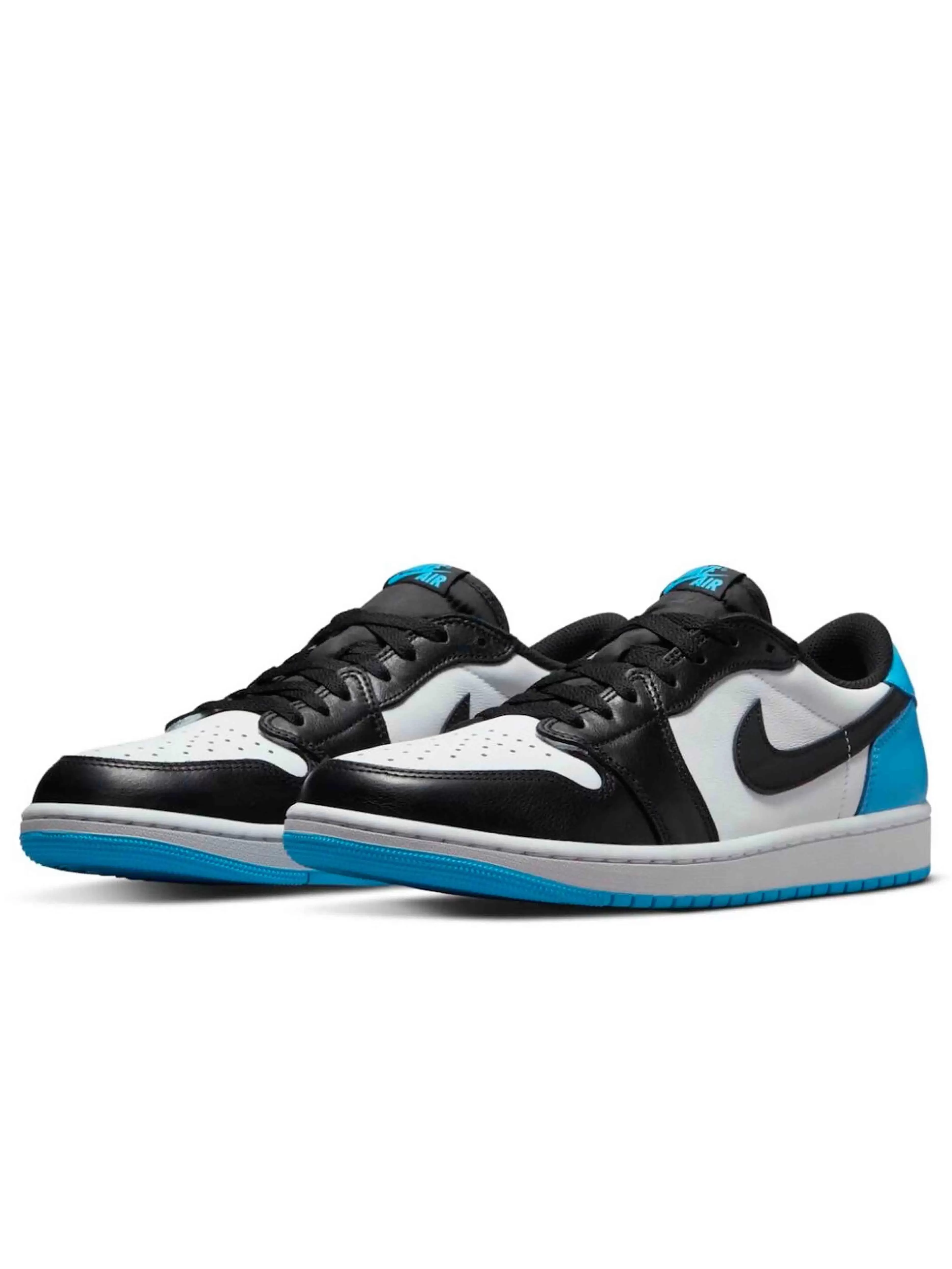 Nike Air Jordan 1 Low Black Dark Powder Blue (W)