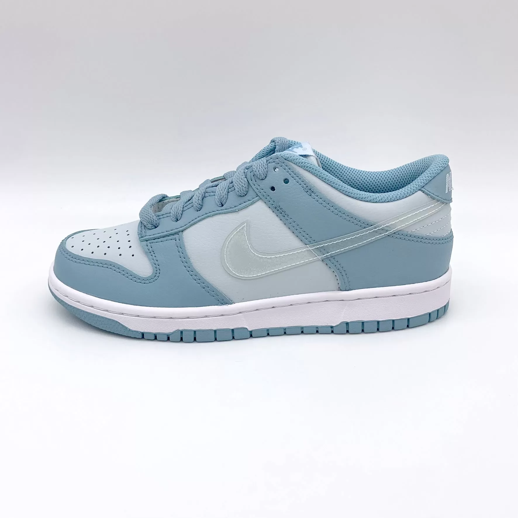 Nike Dunk Low Clear Blue Swoosh