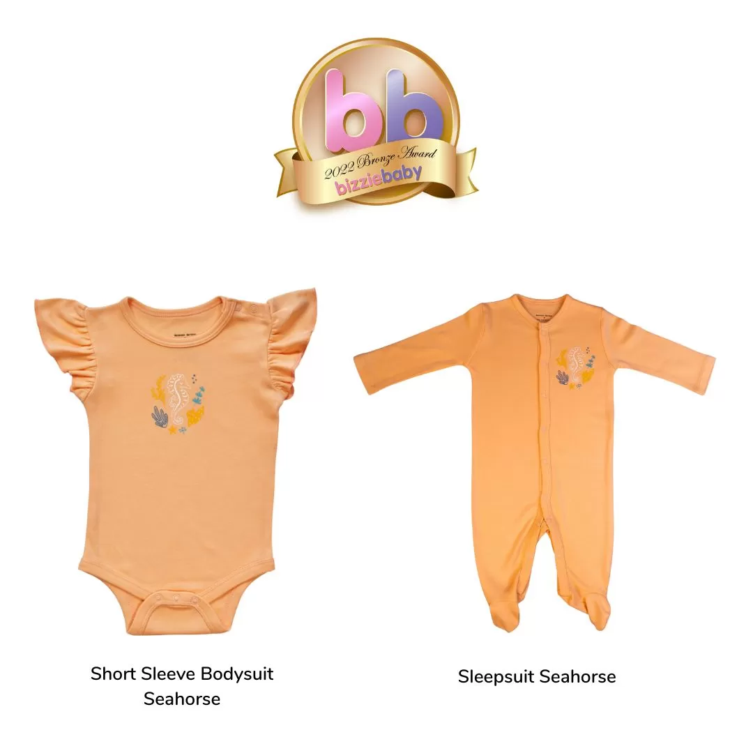 Organic Baby Short Sleeve Bodysuit & Sleepsuit Bundle