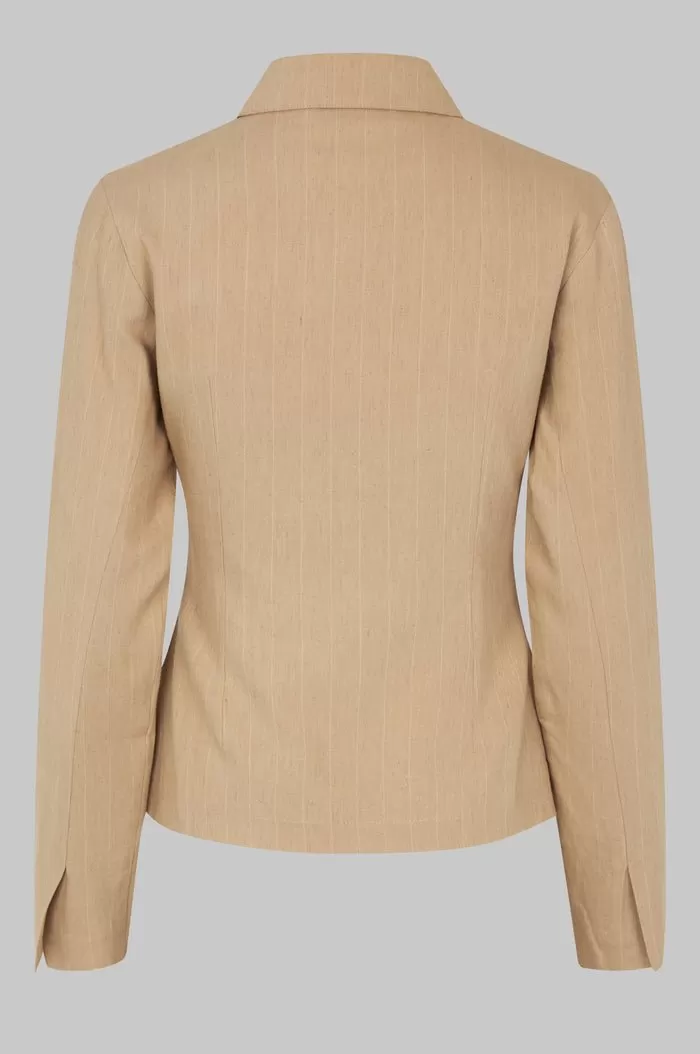 oval square Rowan Zip Shirt Kelp