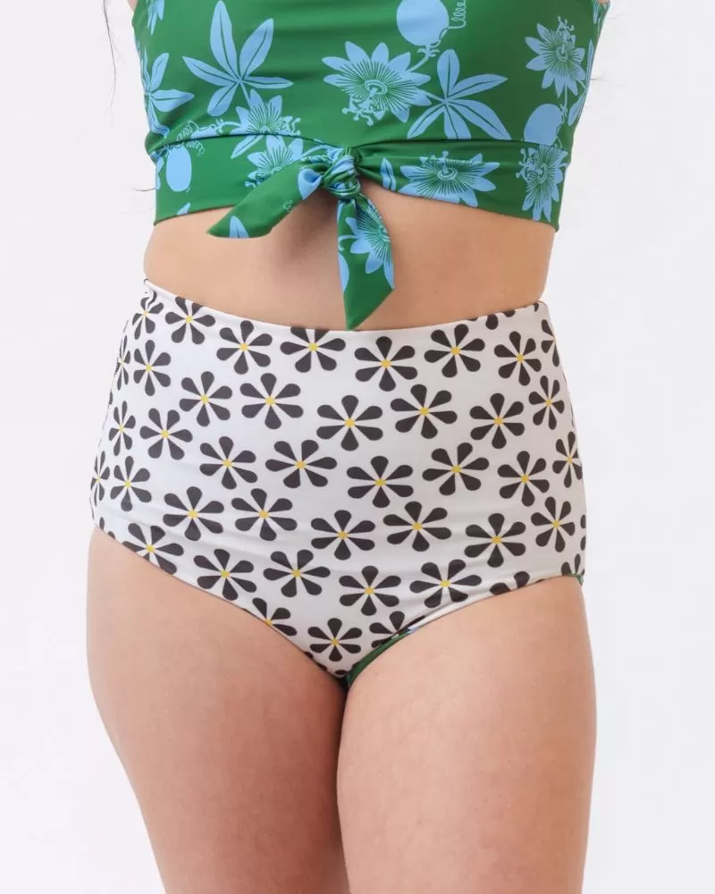 Passionfruit/ Calcada Reversible Ultra High-Waist Bottom