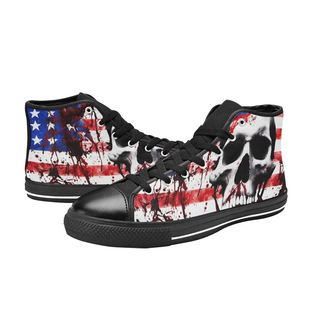 Patriotic Splatter Art Women