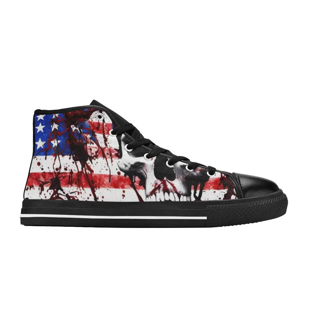 Patriotic Splatter Art Women