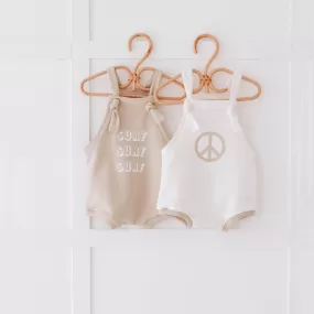 Peace bummie romper- 9-12 mths