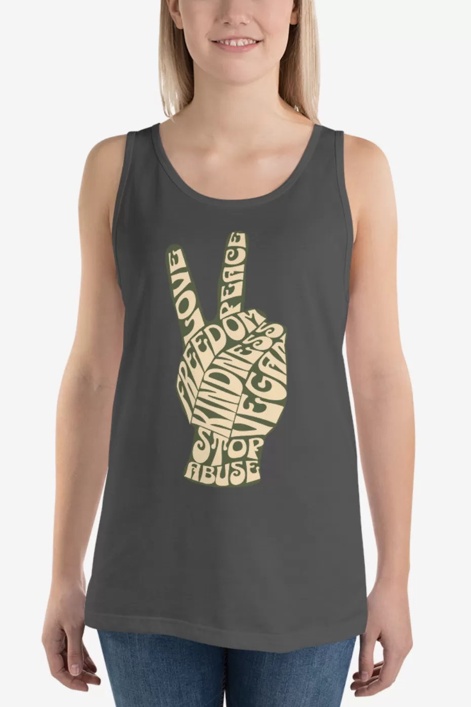 Peace Unisex Tank Top