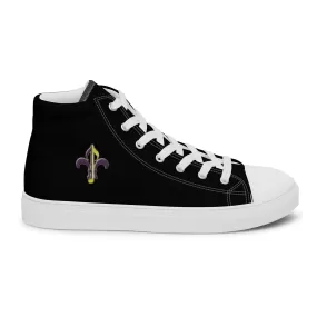 Purple & Gold Logo Women’s high tops