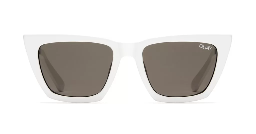 Quay x Desi Don't @ Me Sunglasses White