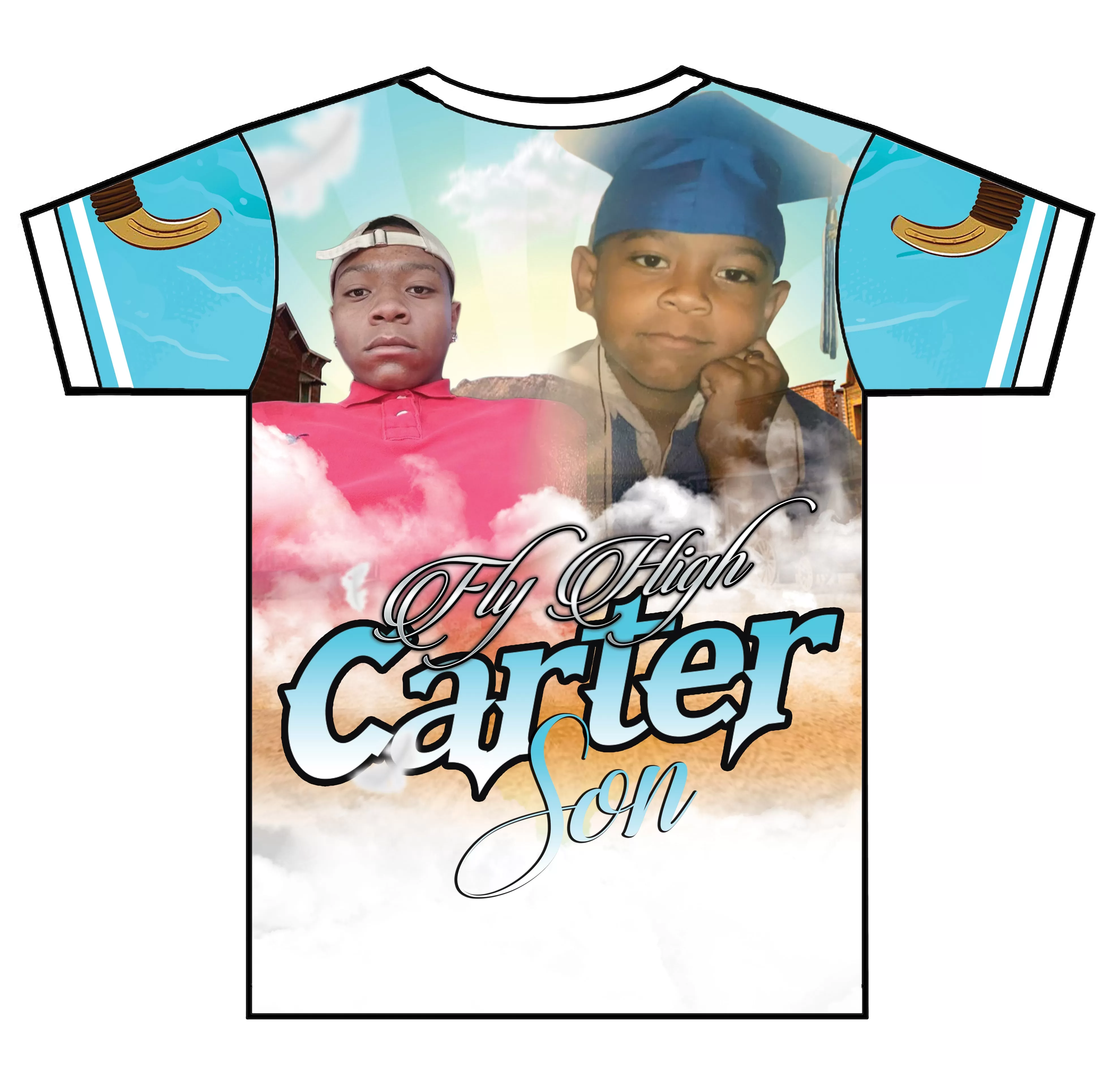 "Country Horizon" Custom Designed Memorial 3D shirt