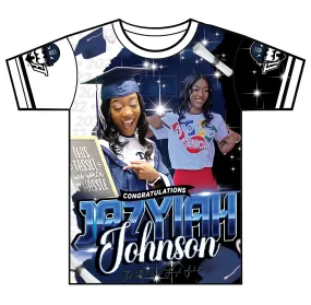 "Jazyiah" Custom Designed Graduation 3D shirt