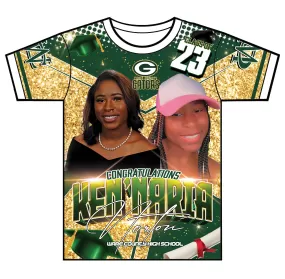 "Ken'Naria" Custom Designed Graduation 3D shirt