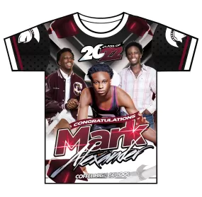 "Mark" Custom Designed Graduation 3D shirt