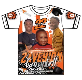 "Zaveyion" Custom Designed Graduation 3D shirt