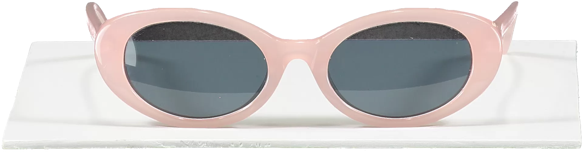 Roberi & Fraud Light Pink Betty Tinted Lens Oval Sunglasses