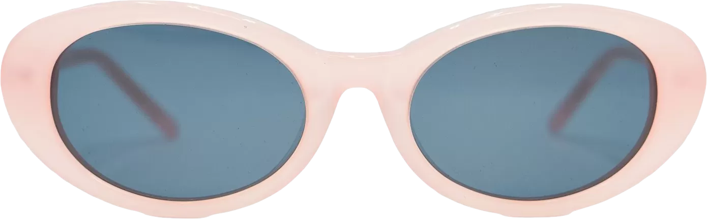 Roberi & Fraud Light Pink Betty Tinted Lens Oval Sunglasses