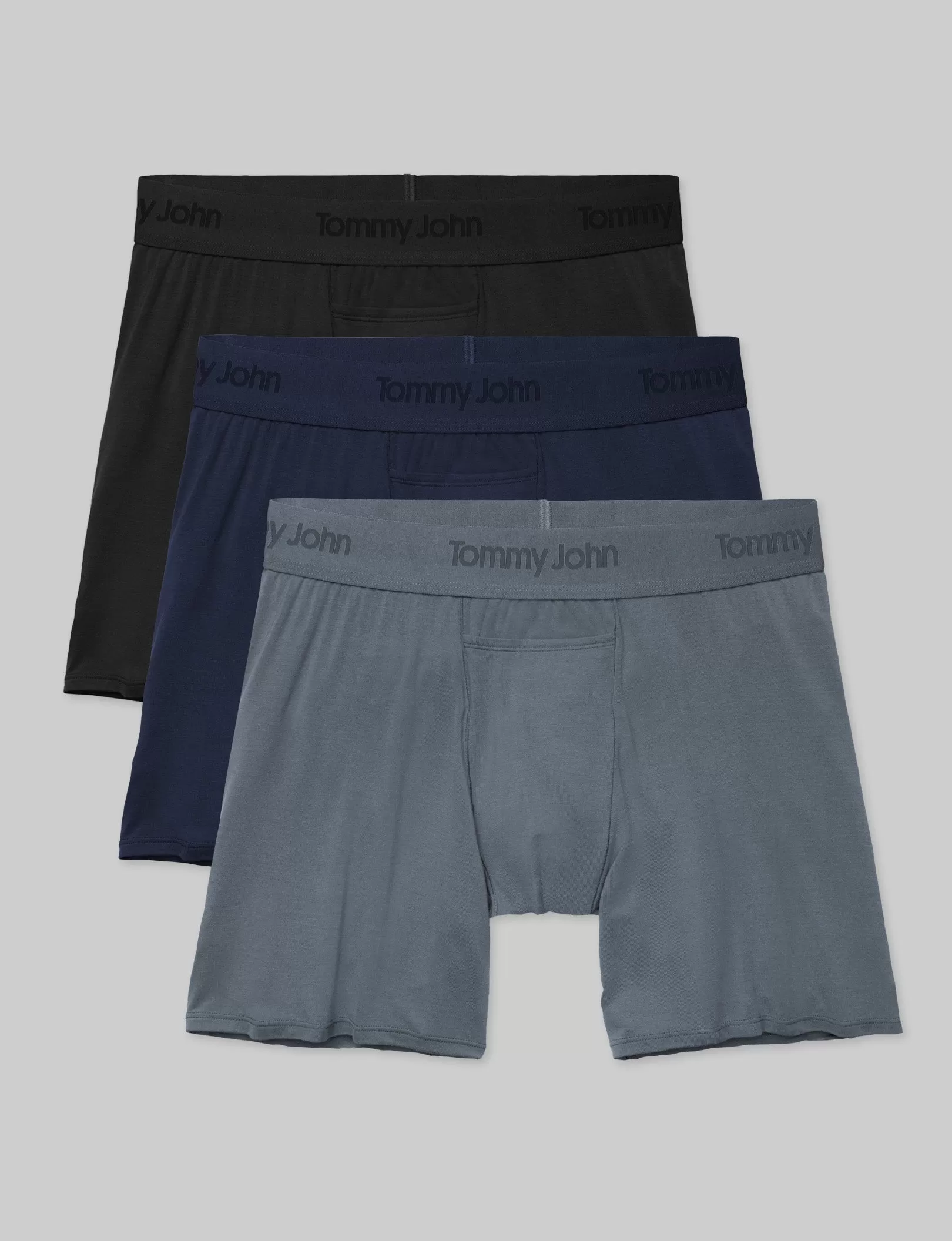 Second Skin Relaxed Fit Boxer 6" (3-Pack)