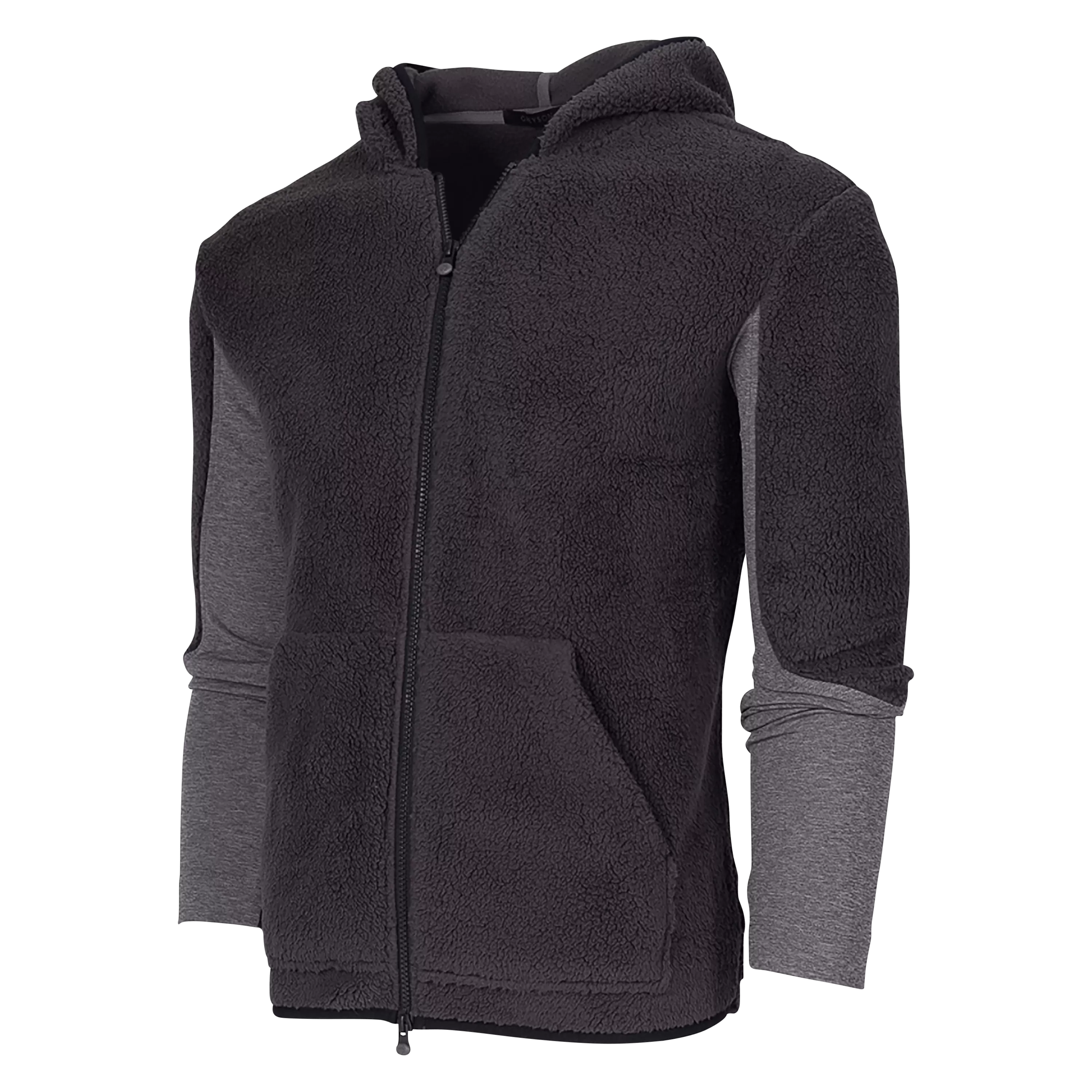 Sherpa Hybrid Full-Zip Hoodie