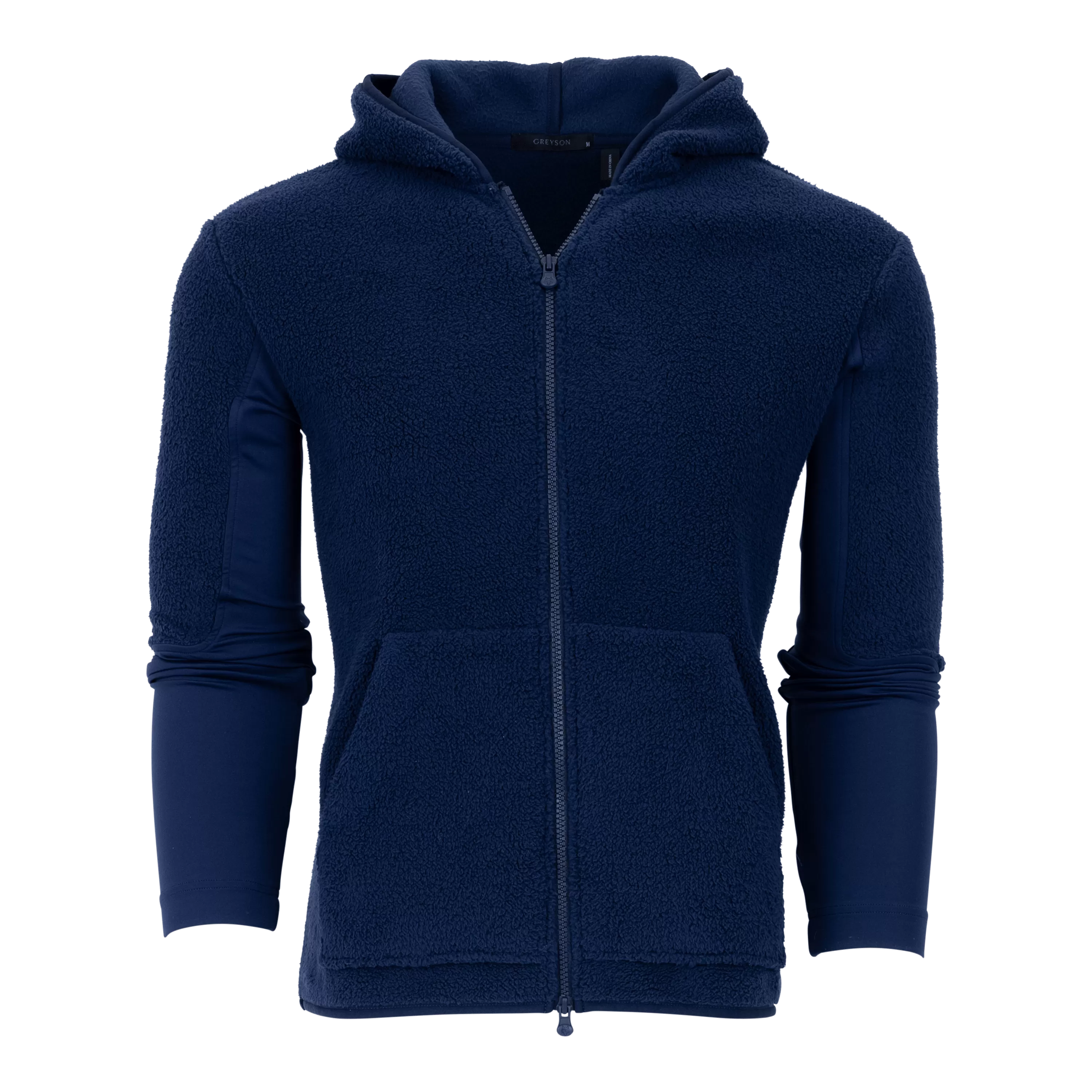 Sherpa Hybrid Full-Zip Hoodie