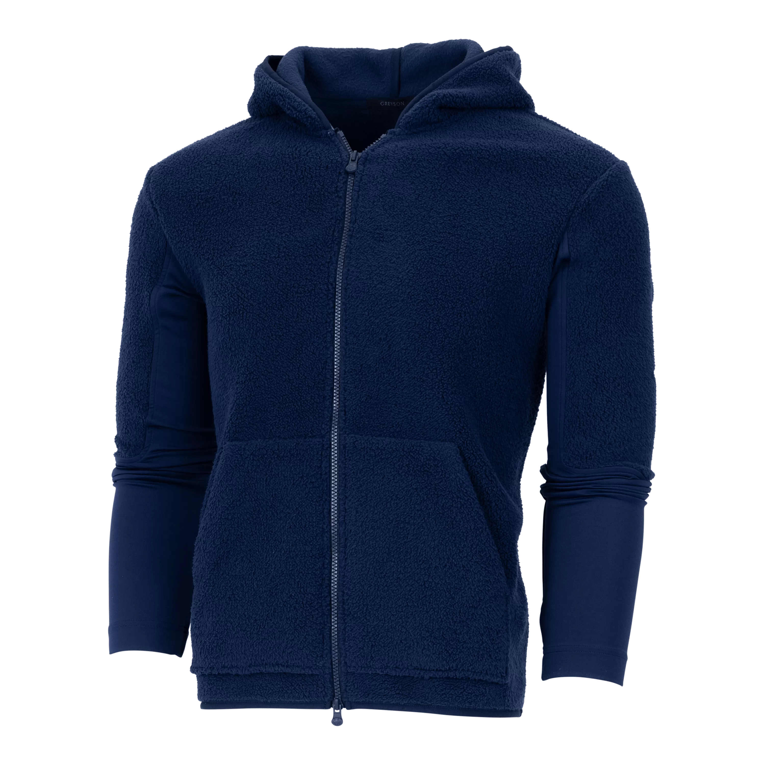 Sherpa Hybrid Full-Zip Hoodie